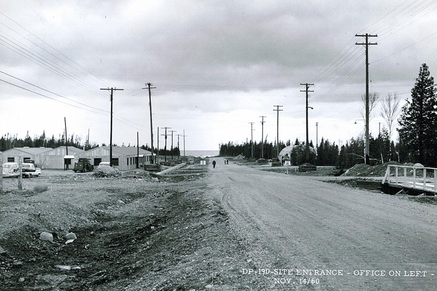 Photo of the Douglas Point construction in the 60s.