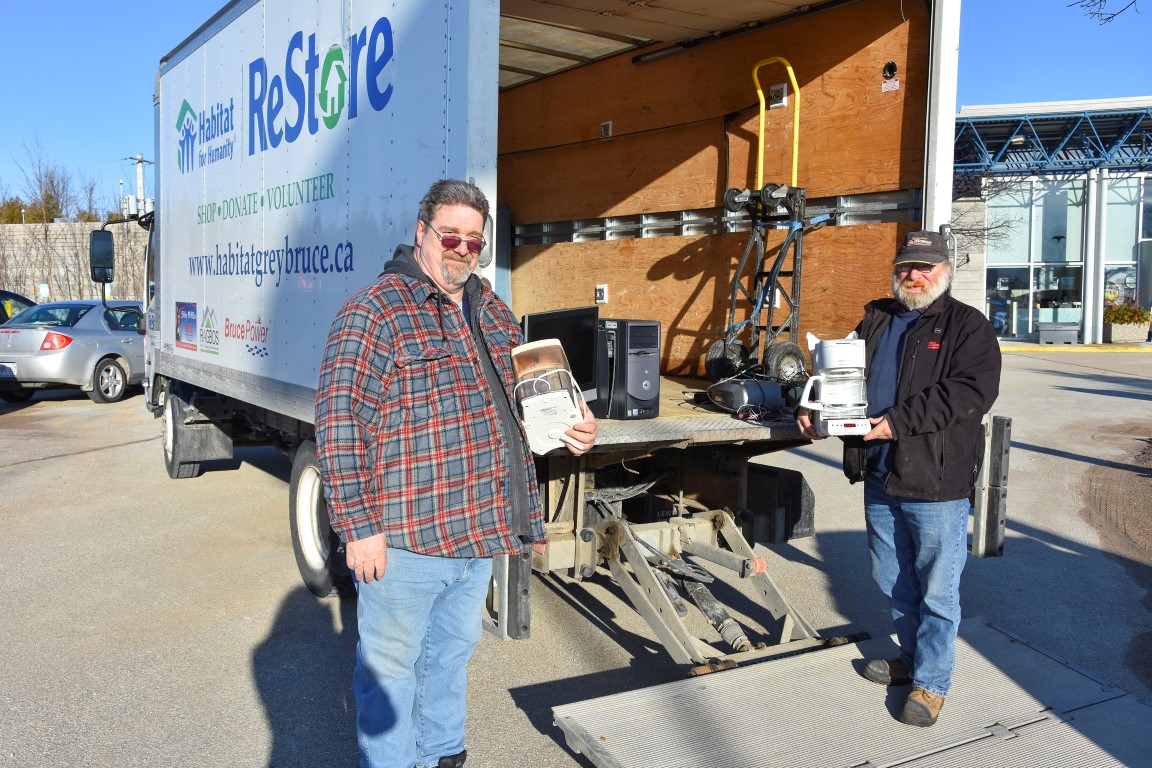 Habitat for Humanity electronic waste event