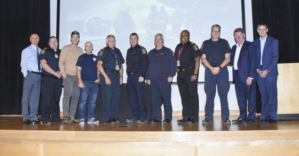 Firefighters honoured at luncheon