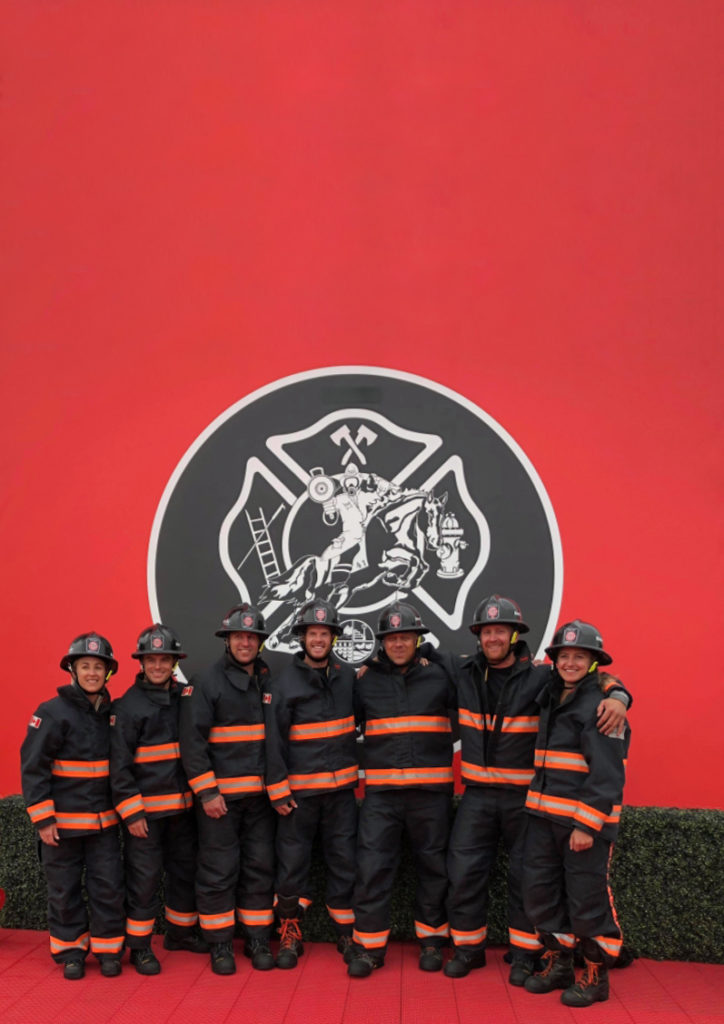 Members of Bruce Power Firefit Team