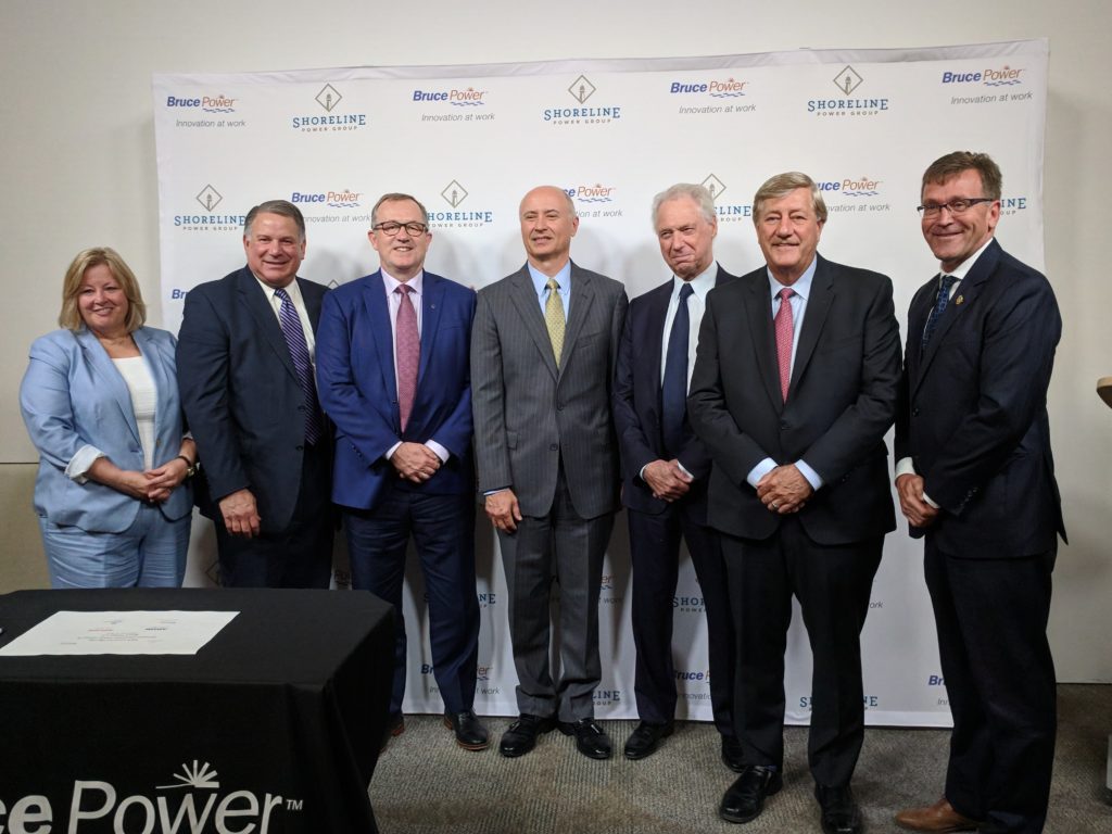Shoreline Power Group and dignitaries