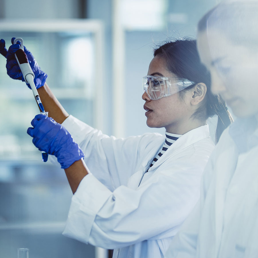 Medical Worker in Lab