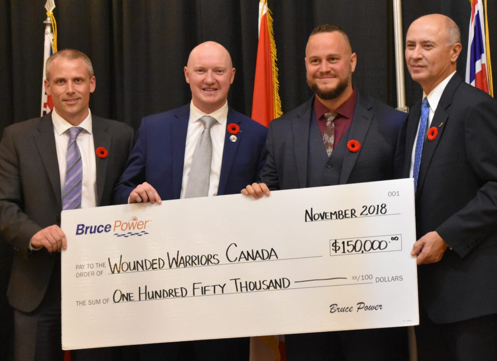 Wounded Warriors accepts $150,000 cheque