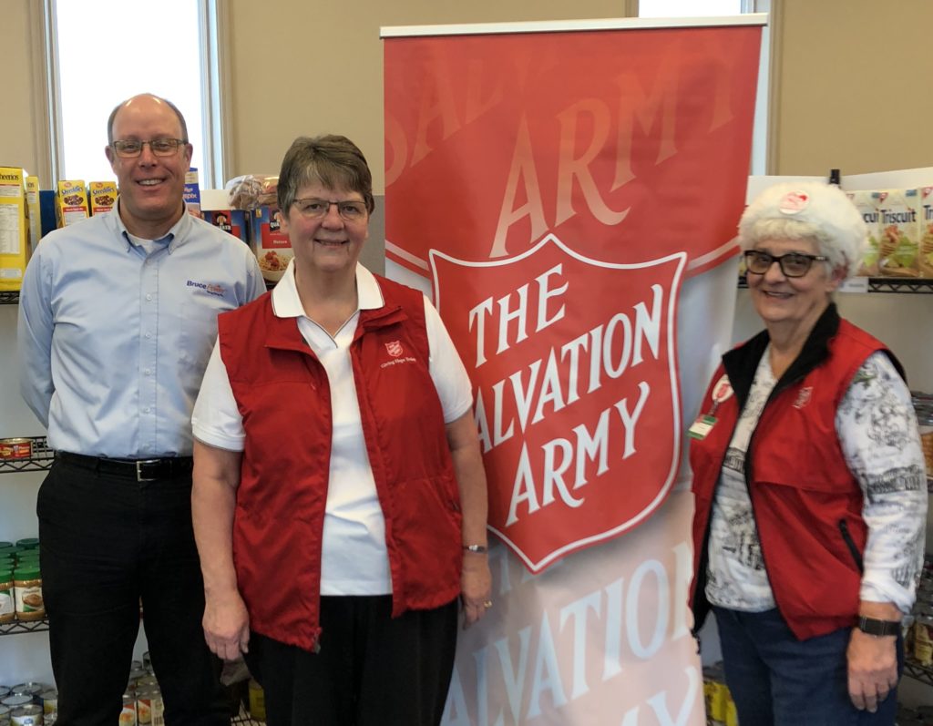 Salvation Army accepts donation