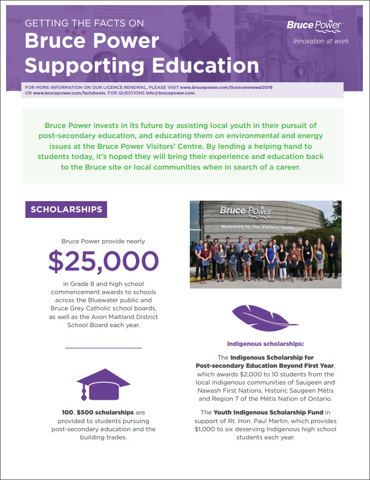 Bruce Power Supporting Education thumbnail