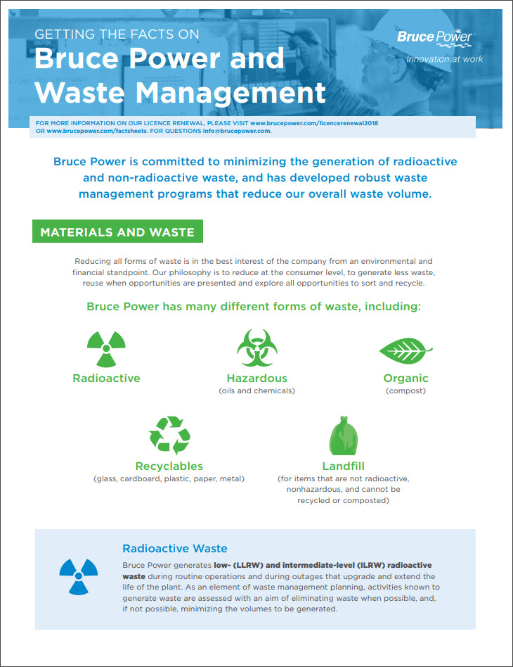 Bruce Power and Waste Management thumbnail