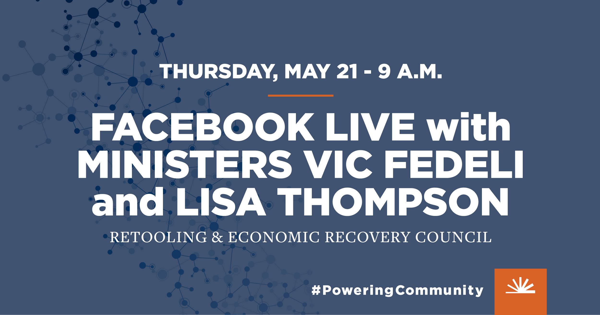 Facebook live event May 21, 2020