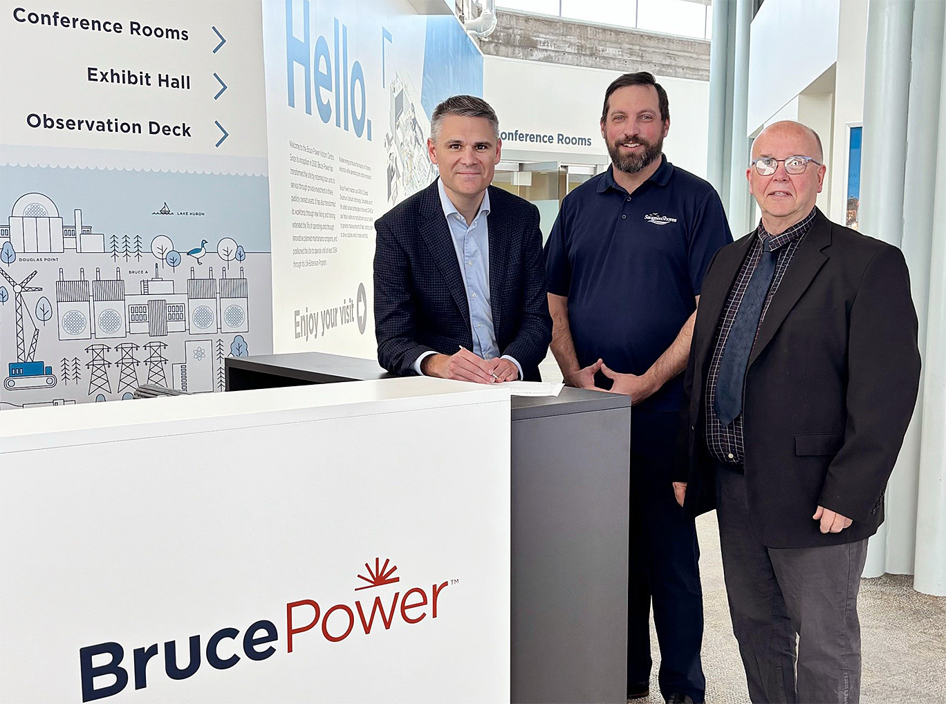 Bruce Power partnership for health care with Kincardine and Saugeen Shores.