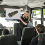 2025 Visitors' Centre Development Students. Photos for promoting bus tour program