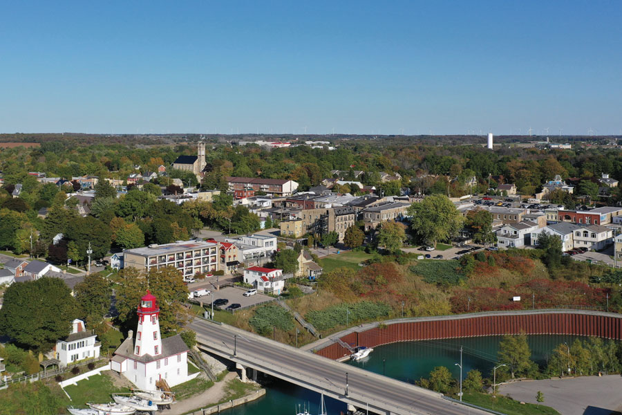 aerial view of Kincardine