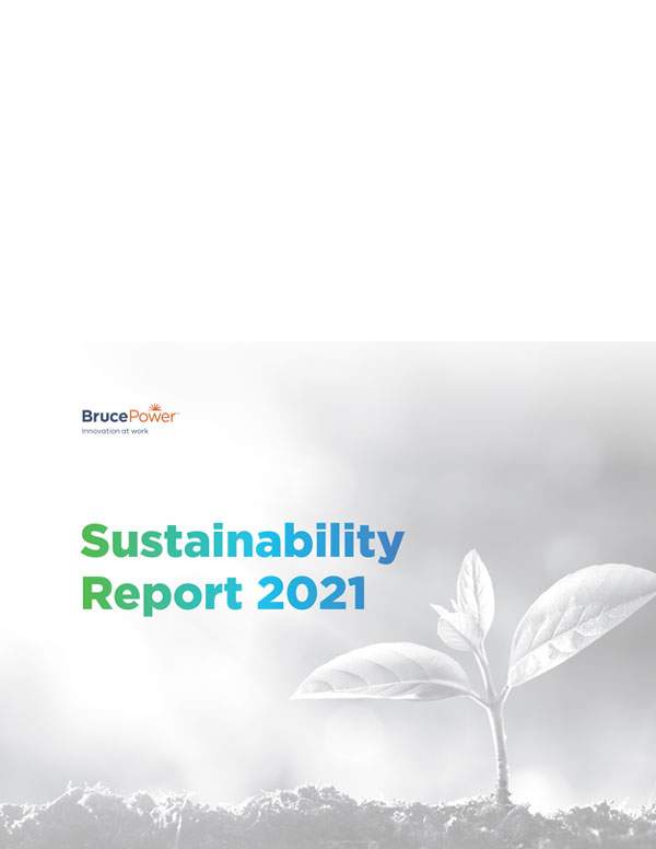 Bruce Power Sustainability Report publication cover