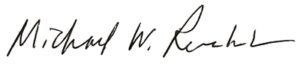 signature for Michael Rencheck