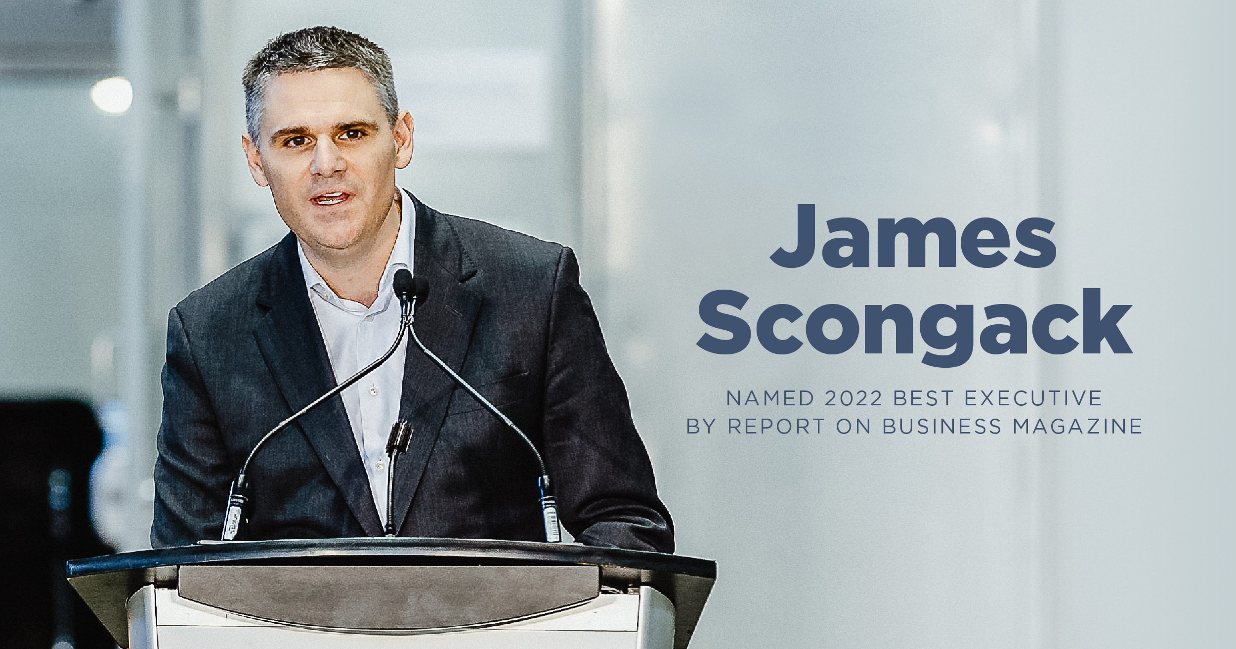 James Scongack named executive of the year