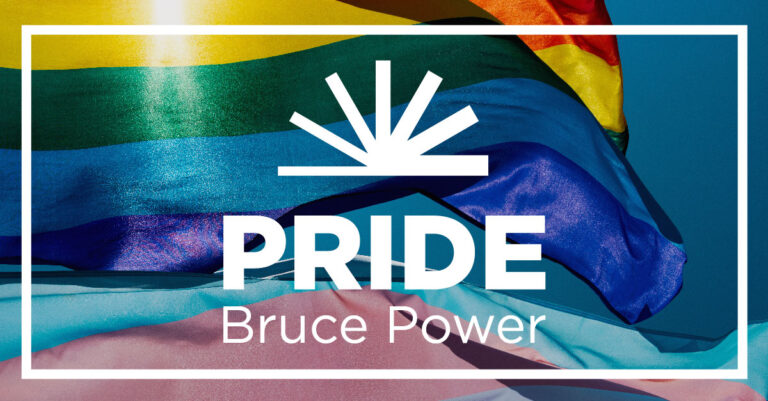 Bruce Power Pride graphic