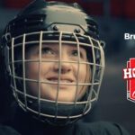 girl in hockey helmet for Hockey Day in Canada