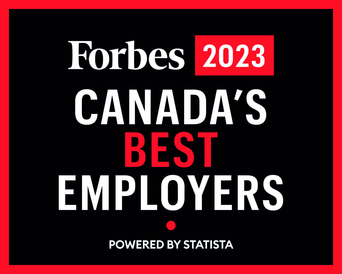 Logo: Forbes 2023 Canada's Best Employers