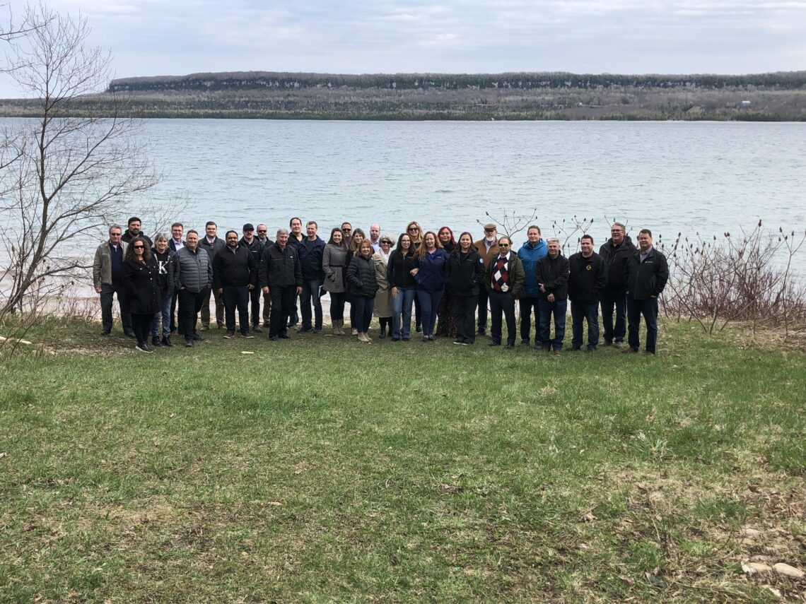 Members of the Indigenous Relations Supplier Network tour Saugeen Ojibway Nation communities