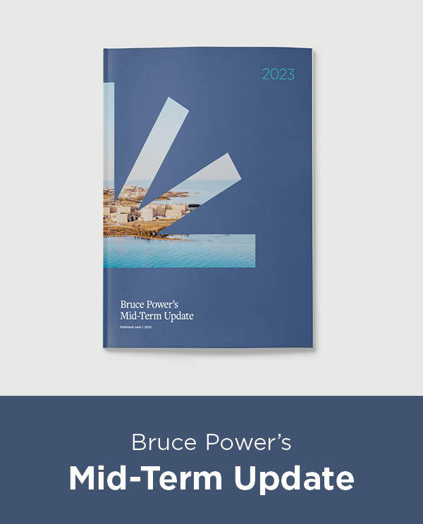 Cover image of the Bruce Power Mid-Term Update publication