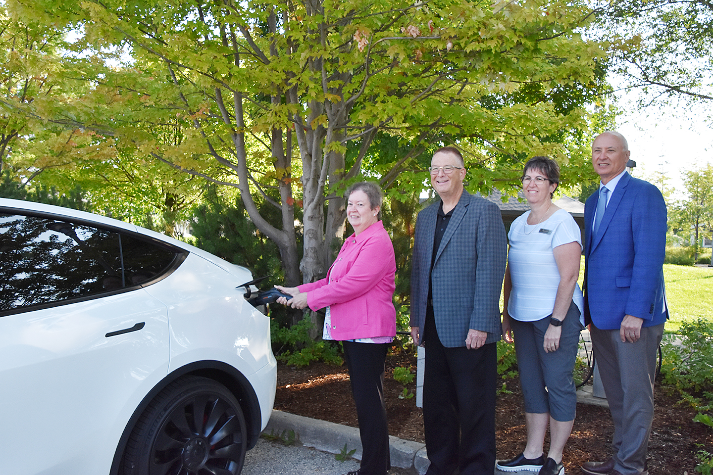 Hanover electric vehicle charger announcement