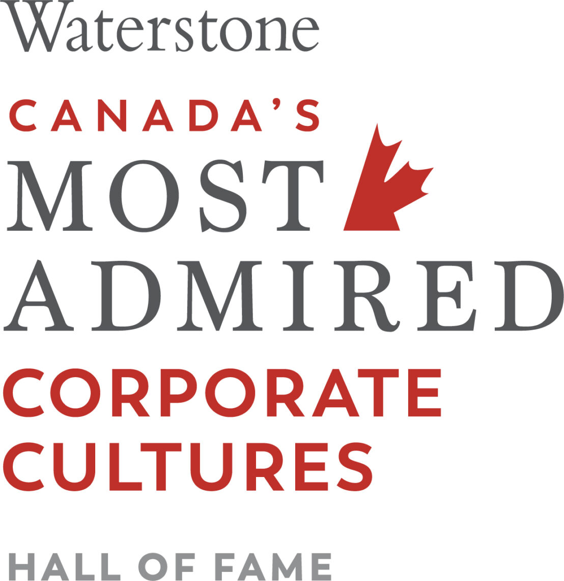 logo: Waterstone Most Admired Corporate Cultures