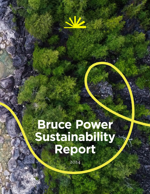 Cover for Bruce Power Sustainability Report 2024