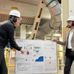 Ontario's Minister of Energy and Electrification, Stephen Lecce, right, tours Bruce B with Bruce Power's Chief Operating Officer and Executive Vice-President James Scongack. Lecce visited the site in November to announce a new hot cell facility.