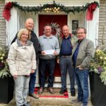 Dwight Irwin, middle, Bruce Power's Manager of Community Relations, presents a ,000 cheque to the Ripley Lions Club for its holiday hamper program. Club members and hamper program volunteers include Ann Miller, left, John Kelly, chairperson, Ken Stanley, Secretary, and Rob Miller, president. Bruce Power and its Supplier Partners, employees and the community raised $55,000 for 19 local toy drive and hamper programs this holiday season.