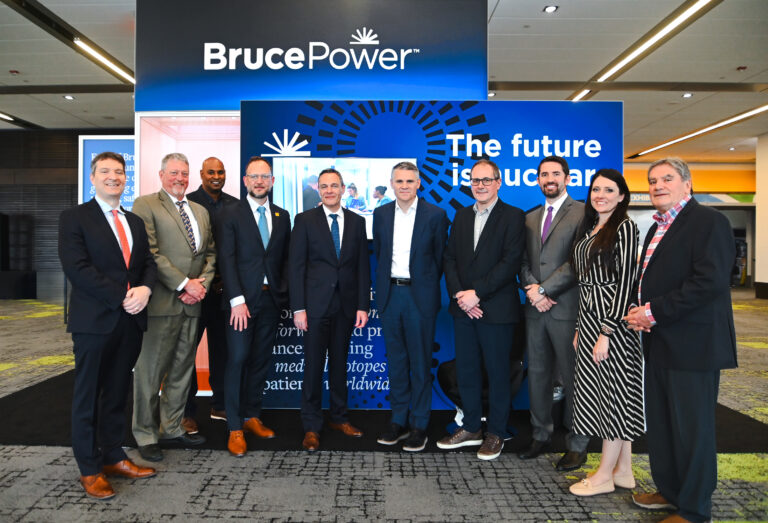 Photo of some Bruce Power and Siemens Energy executives.