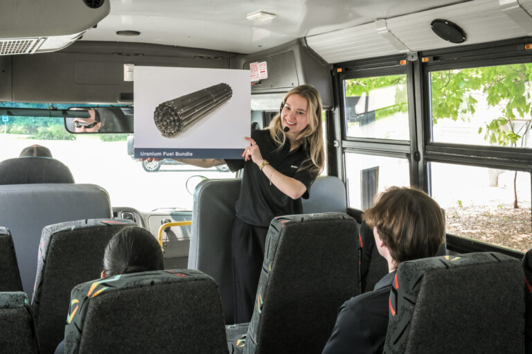 2025 Visitors' Centre Development Students. Photos for promoting bus tour program