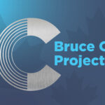 Bruce C Project graphic with maple leafs in background