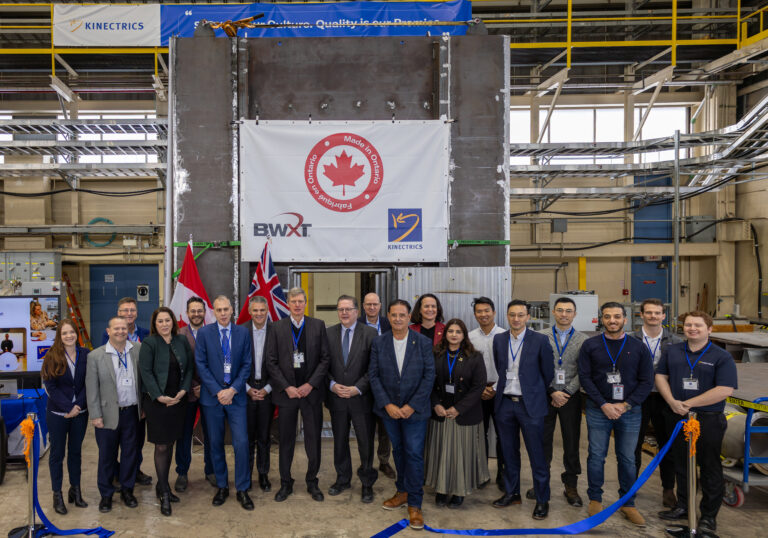 A new hot cell was unveiled at Kinectrics. The unit will be installed on the Bruce Power site.