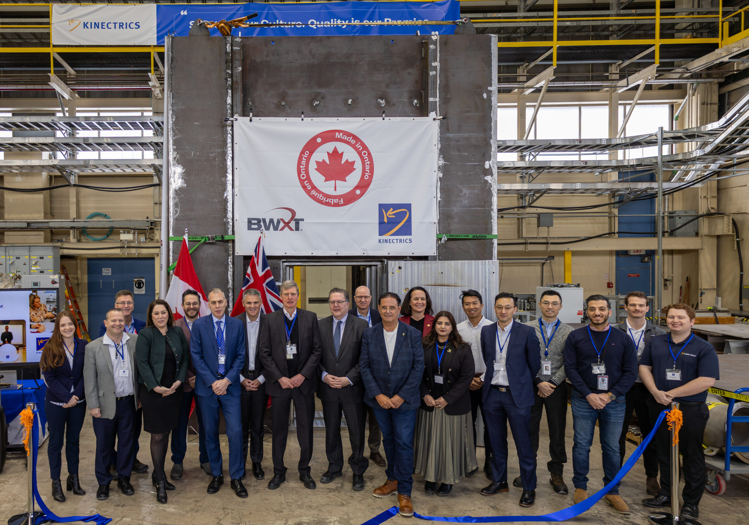 A new hot cell was unveiled at Kinectrics. The unit will be installed on the Bruce Power site.