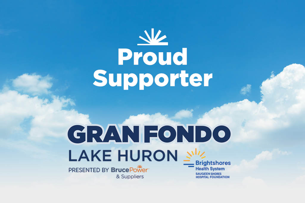 Supplier partner recognition slide for Gran Fondo