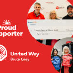 Proud supporter of United Way supplier donation cheque presentation of $50,000